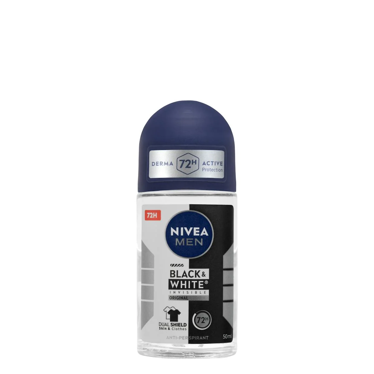 Invisible Black & White Antitranspirant-Roll-on-Deodorant Nivea Men