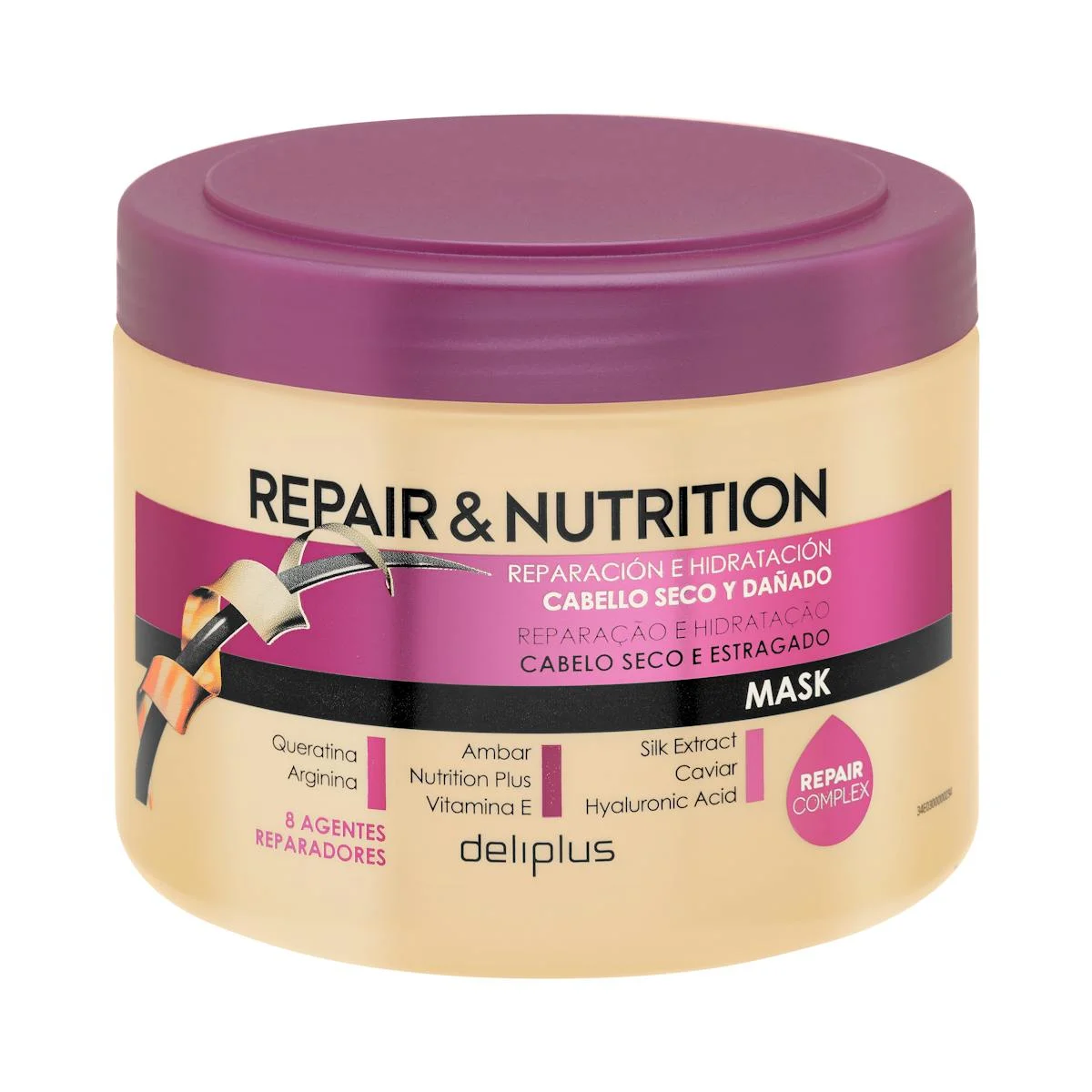 Màscara Repair & Nutrition Deliplus cabells secs i danyats