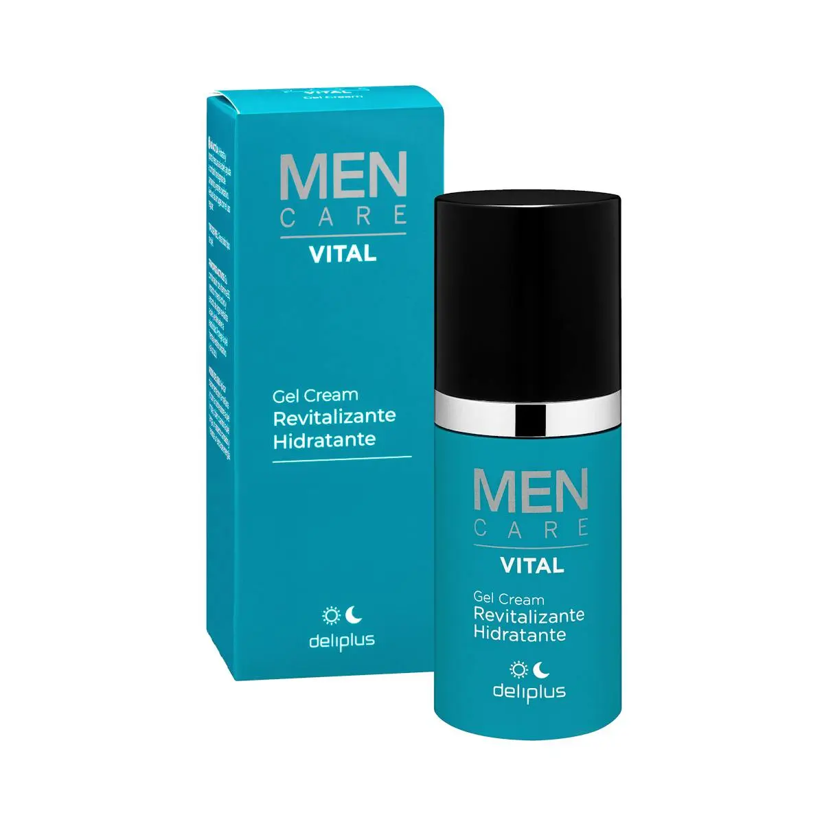 Revitalising and moisturising Vital facial cream gel Men Care Deliplus