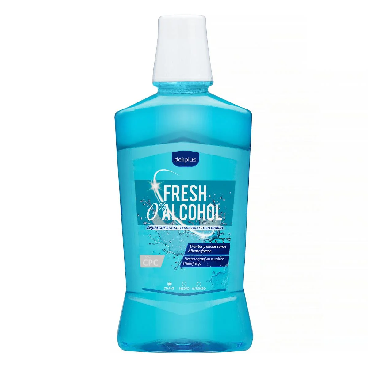 Bain de bouche Fresh Deliplus, 0% alcool