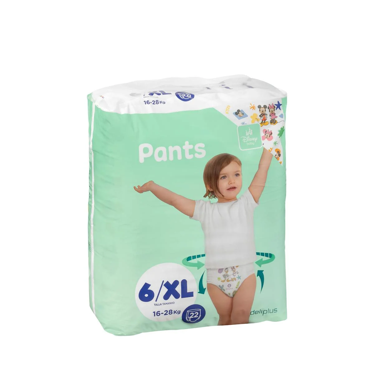 Babywindeln Pants, Größe XL, 16-28 kg Deliplus