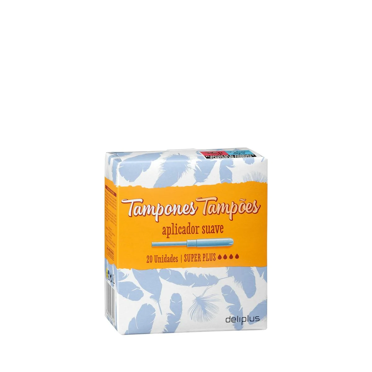 Super plus tampons with smooth applicator Deliplus