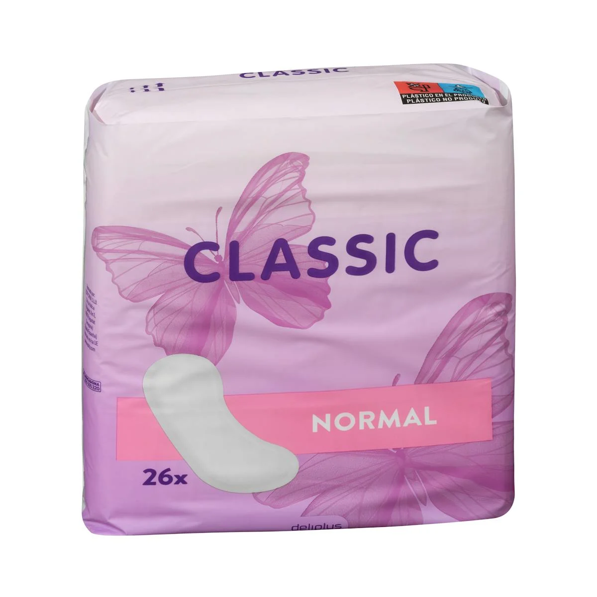 Compresa classic normal Deliplus sin alas