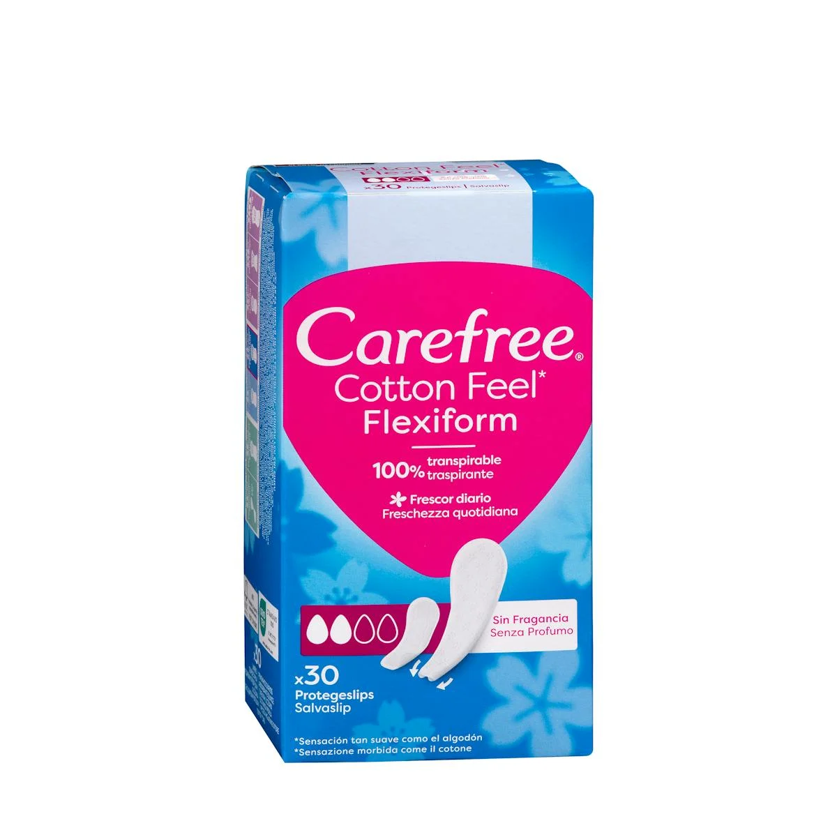 Flexiform-Slipeinlagen Cotton Feel Regular + für String Carefree