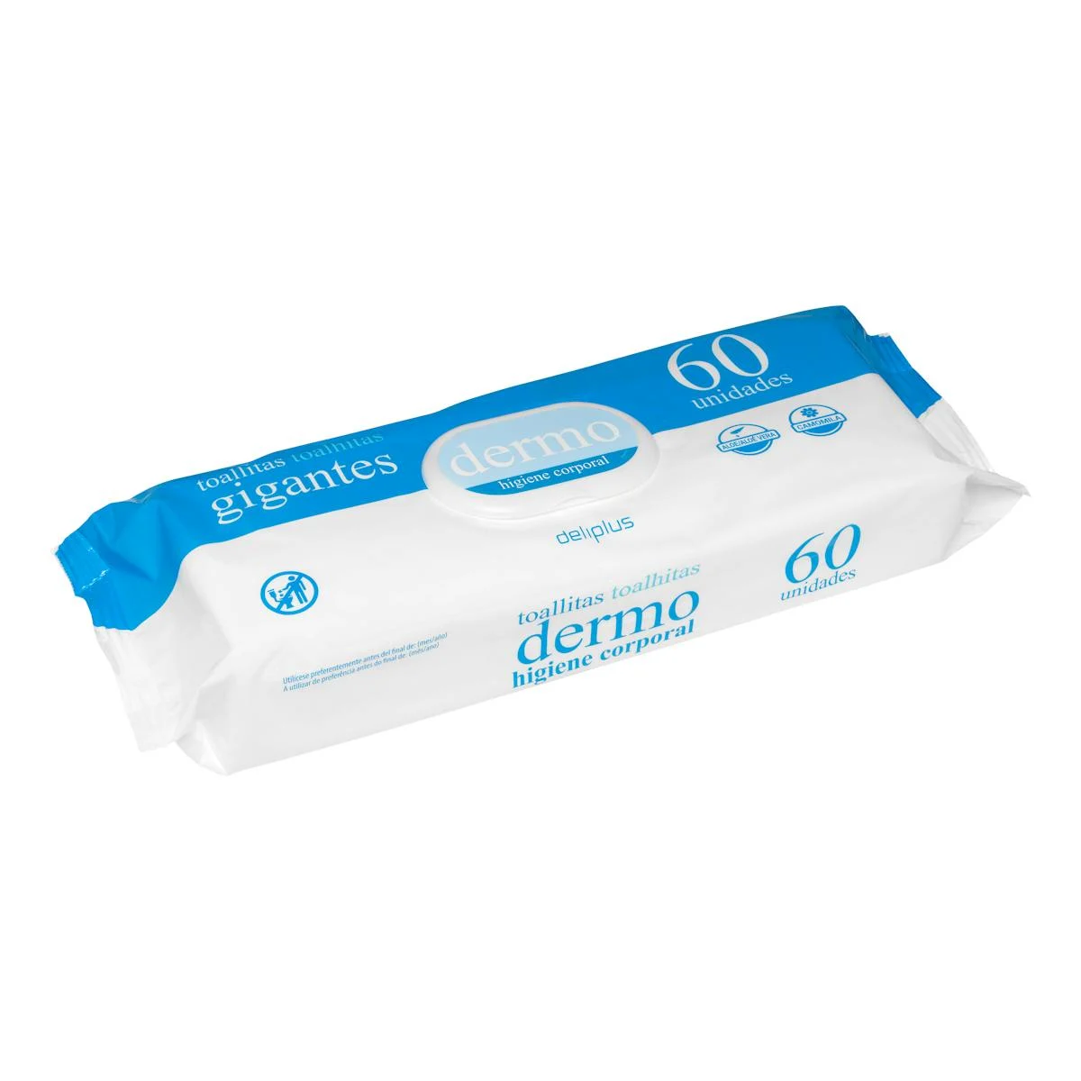 Large body hygiene wipes Deliplus