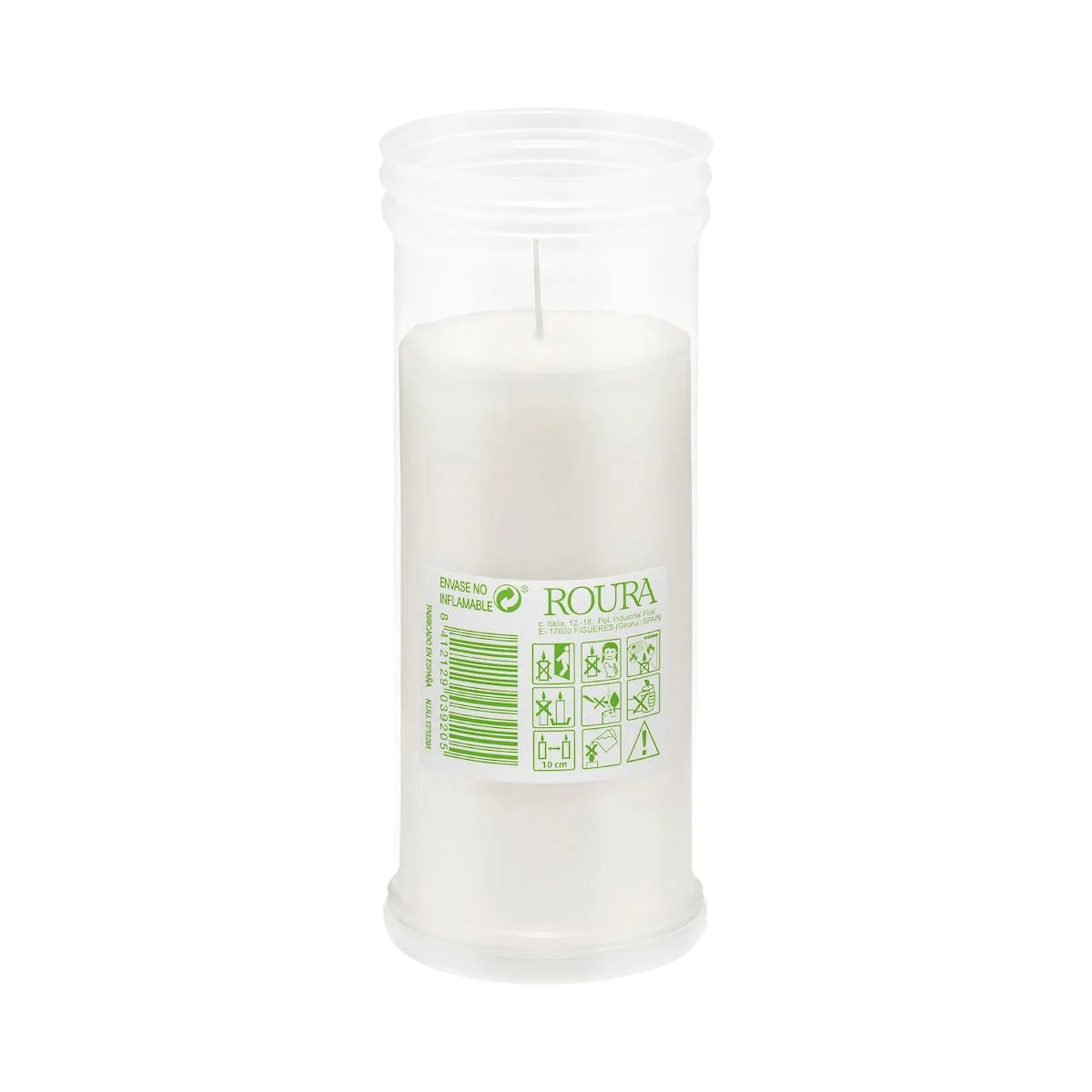 White votive candle Roura