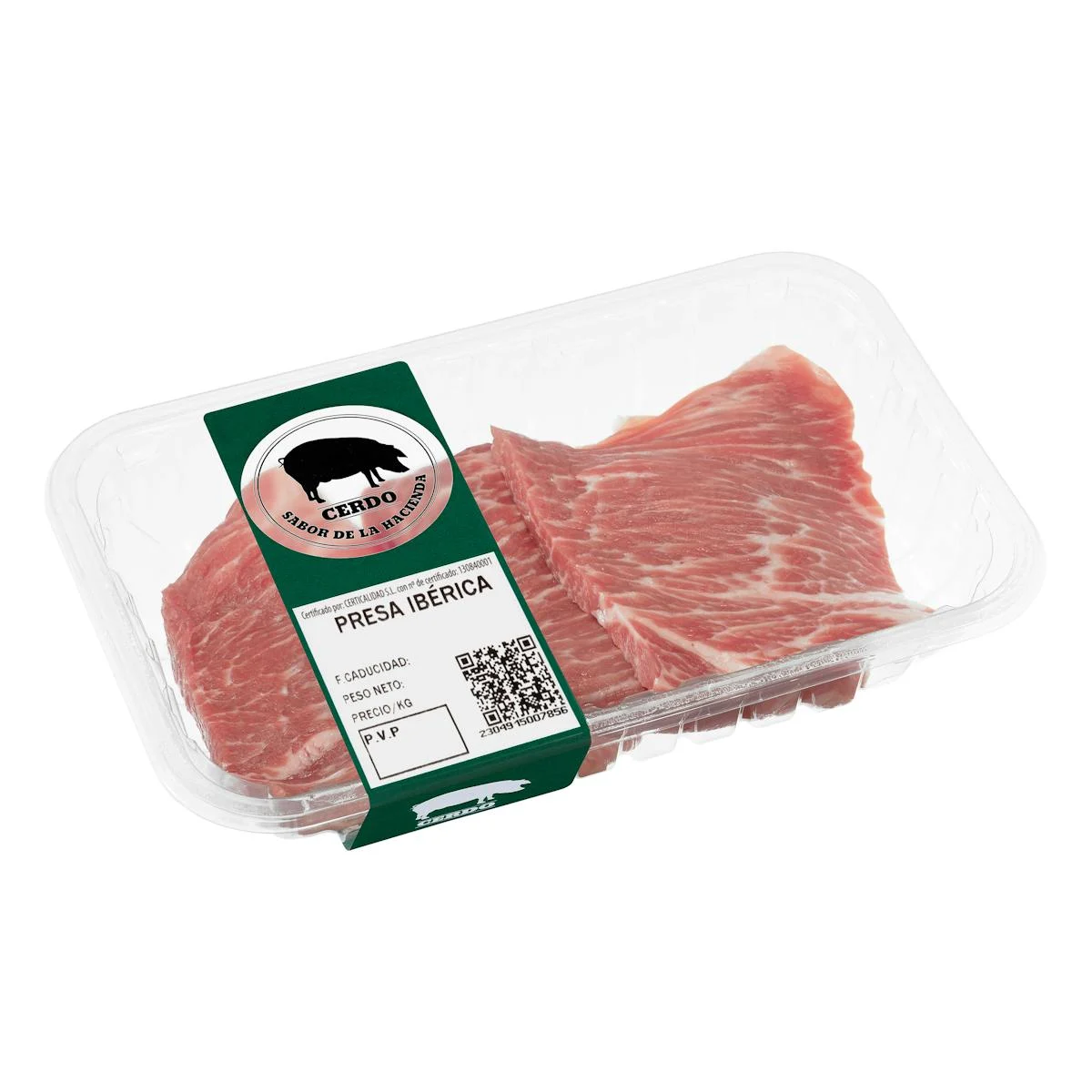 Iberian pork portion