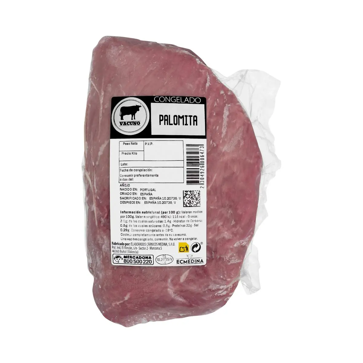 Crispete de boví anoll congelat