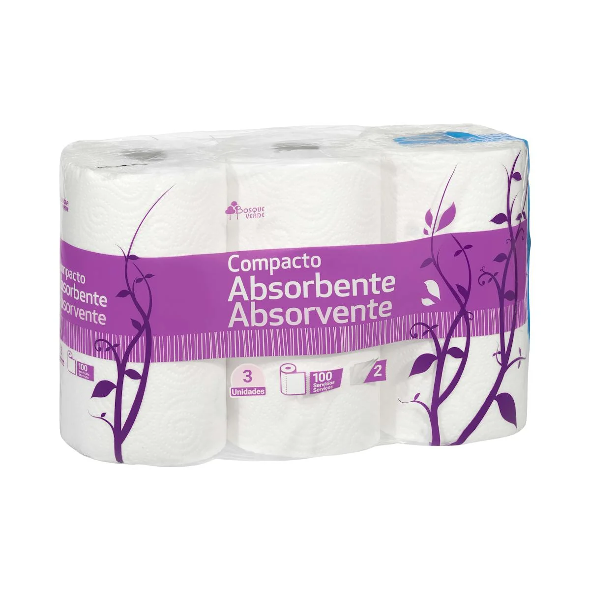 Paper llar Compacte Absorbent Bosque Verde