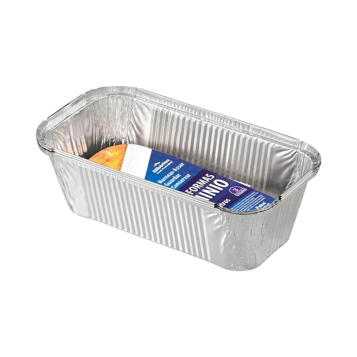 Rectangular foil tray 1.5L Alibérico