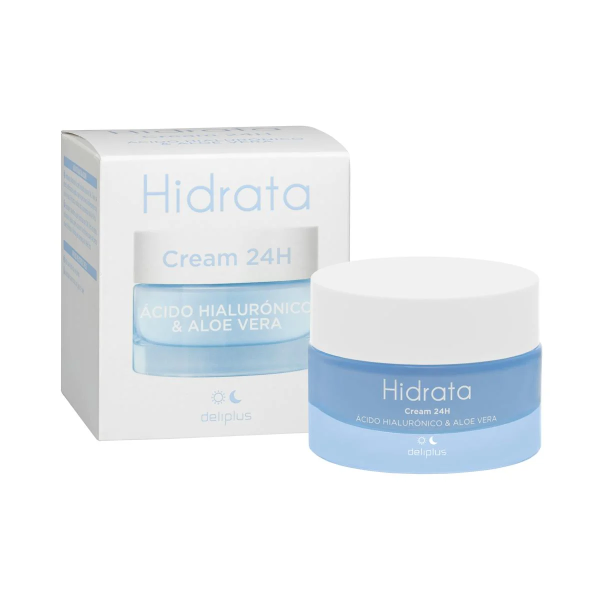 Gesichtscreme Hidrata Deliplus mit Hyaluronsäure & Aloe vera