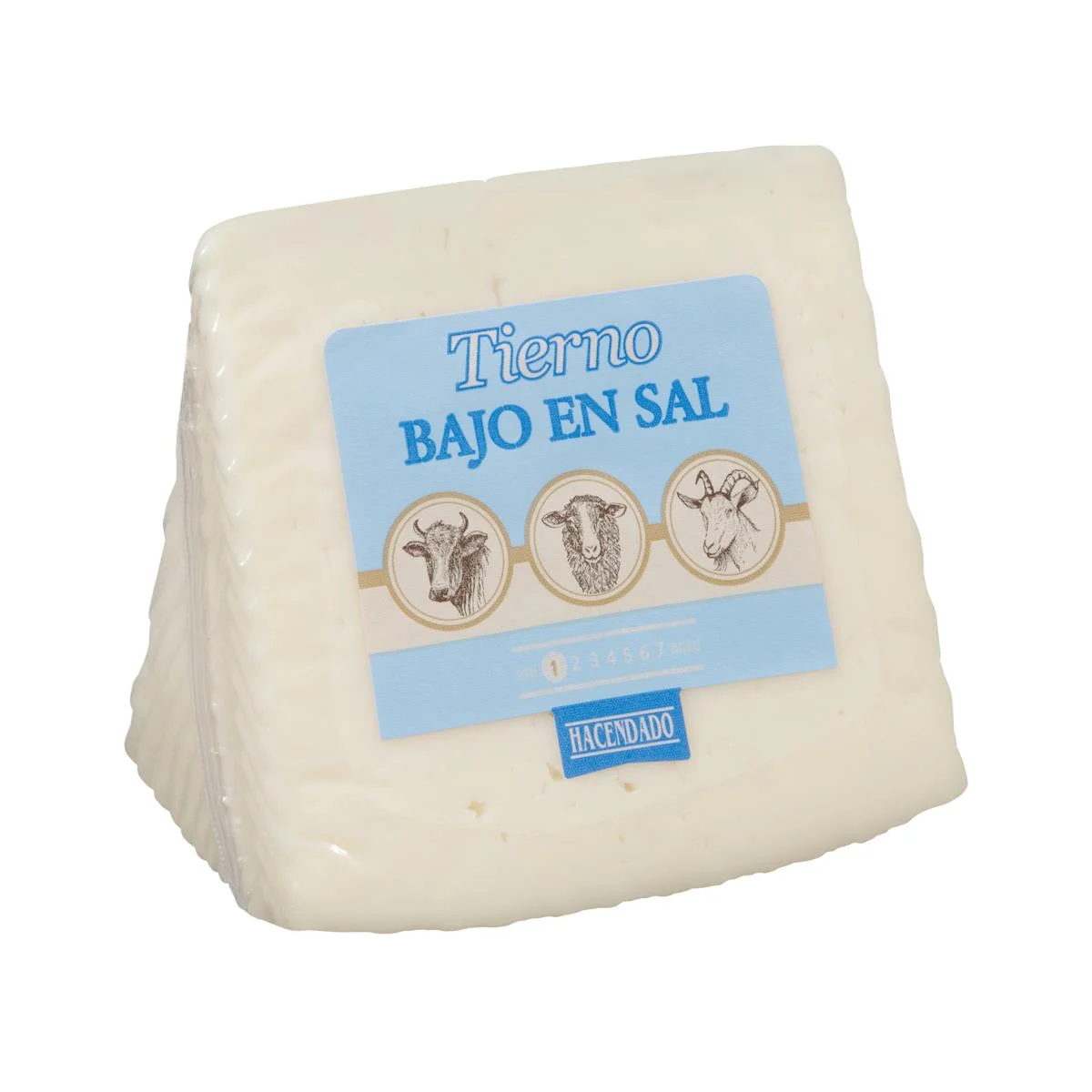 Formatge tendre baix en sal mescla Hacendado