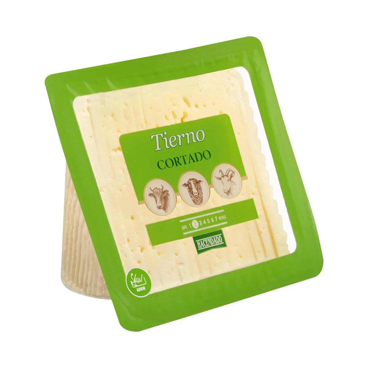 Soft mix cheese in wedge slices Hacendado