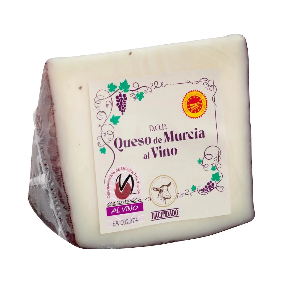 Queso de cabra D.O Murcia al Vino Hacendado