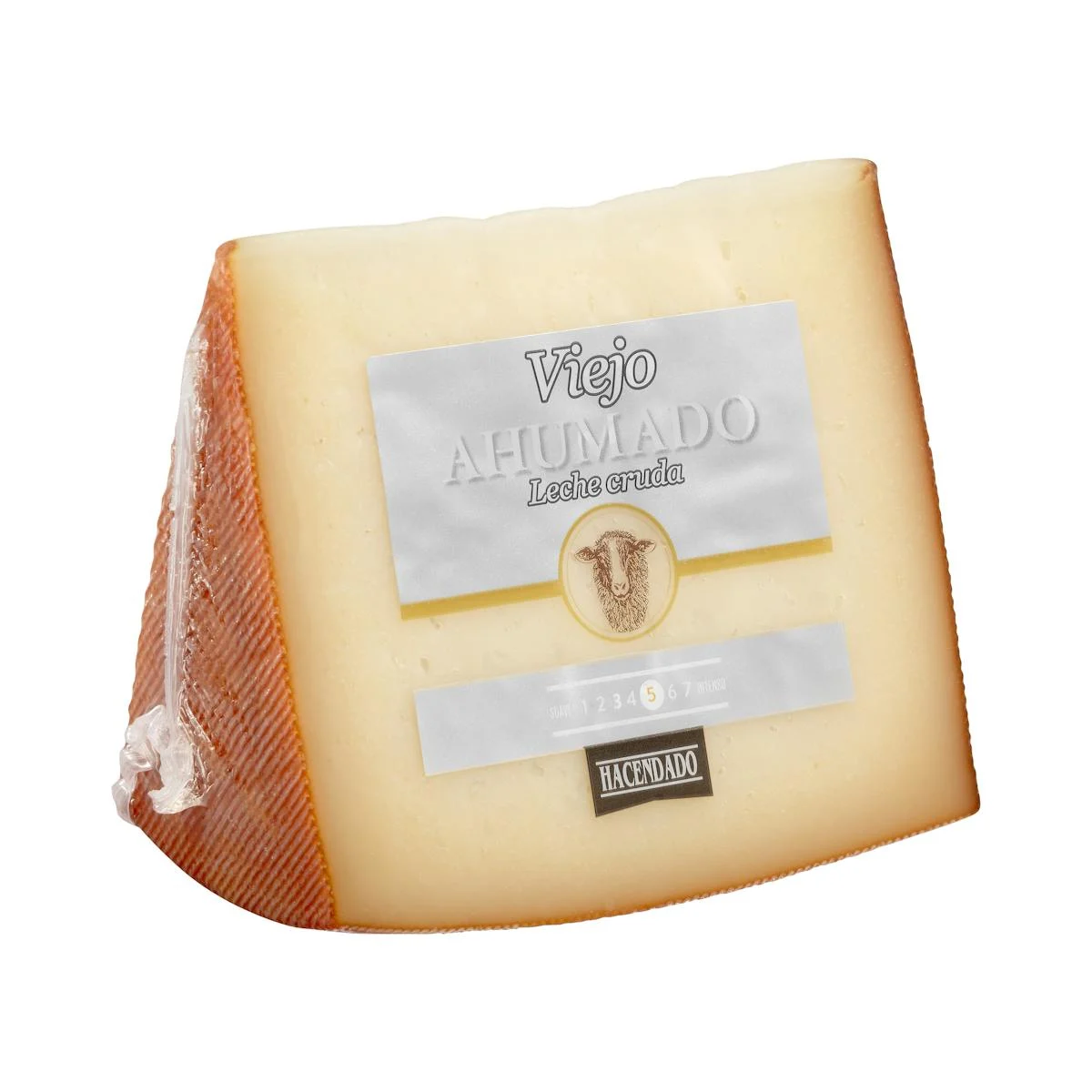 Smoked aged sheep cheese Hacendado