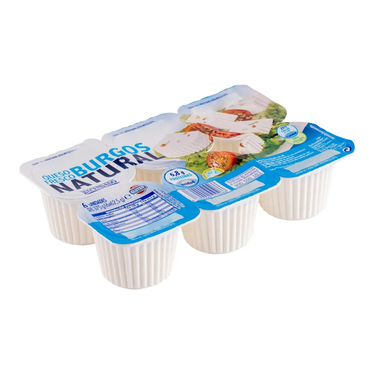 Natural Burgos cow cheese Hacendado