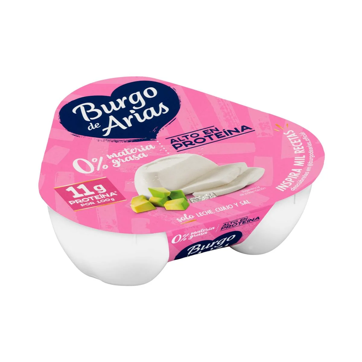 Fromage frais de vache 0% MG Burgo de Arias
