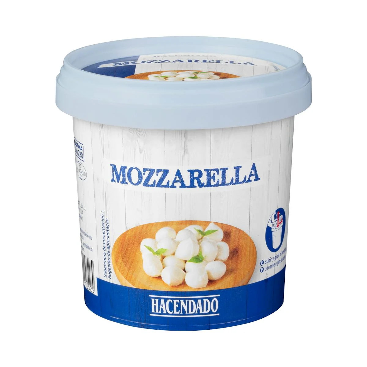 Mozzarella fresca de vaca Hacendado en perles