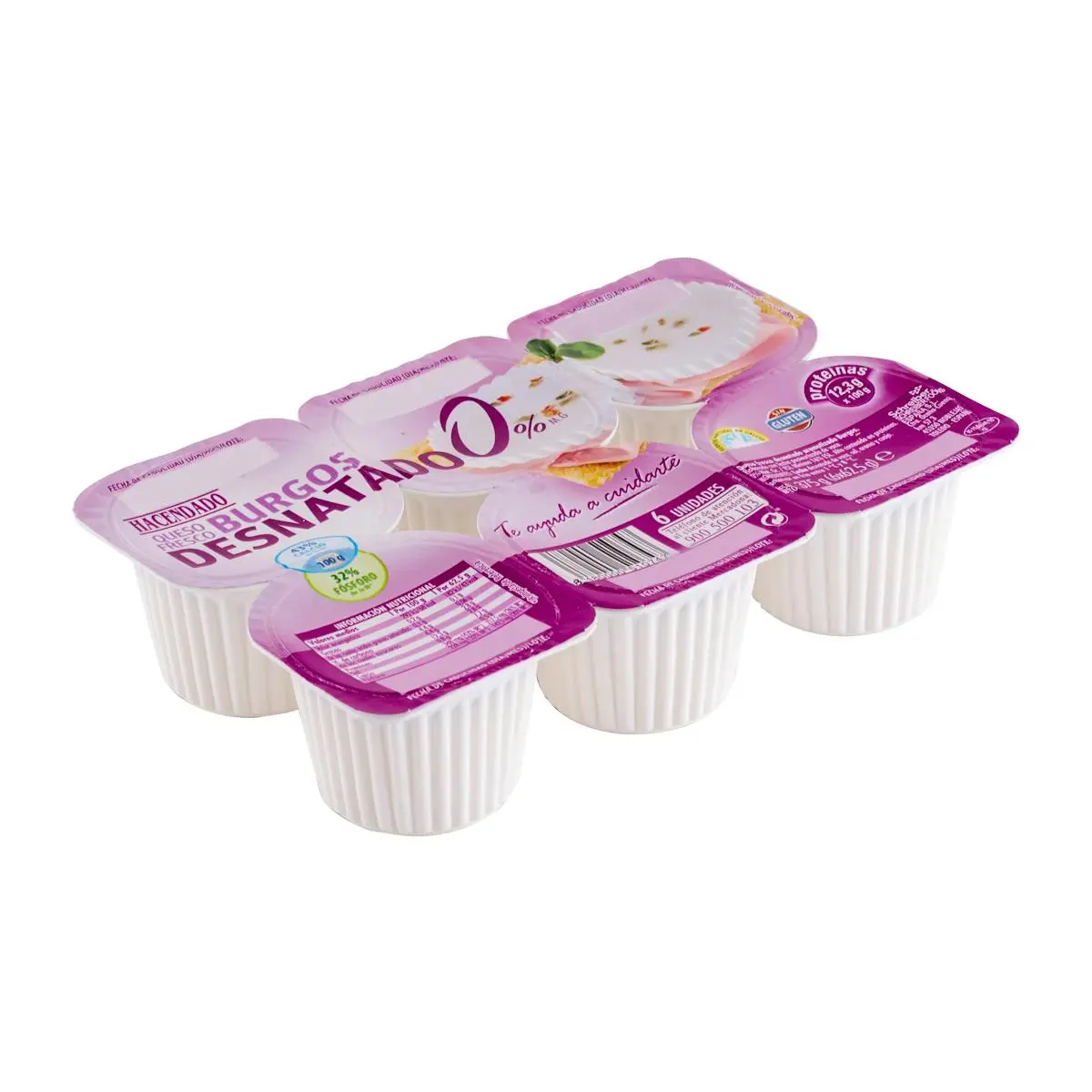 Non-fat Burgos cow cheese 0% fat Hacendado