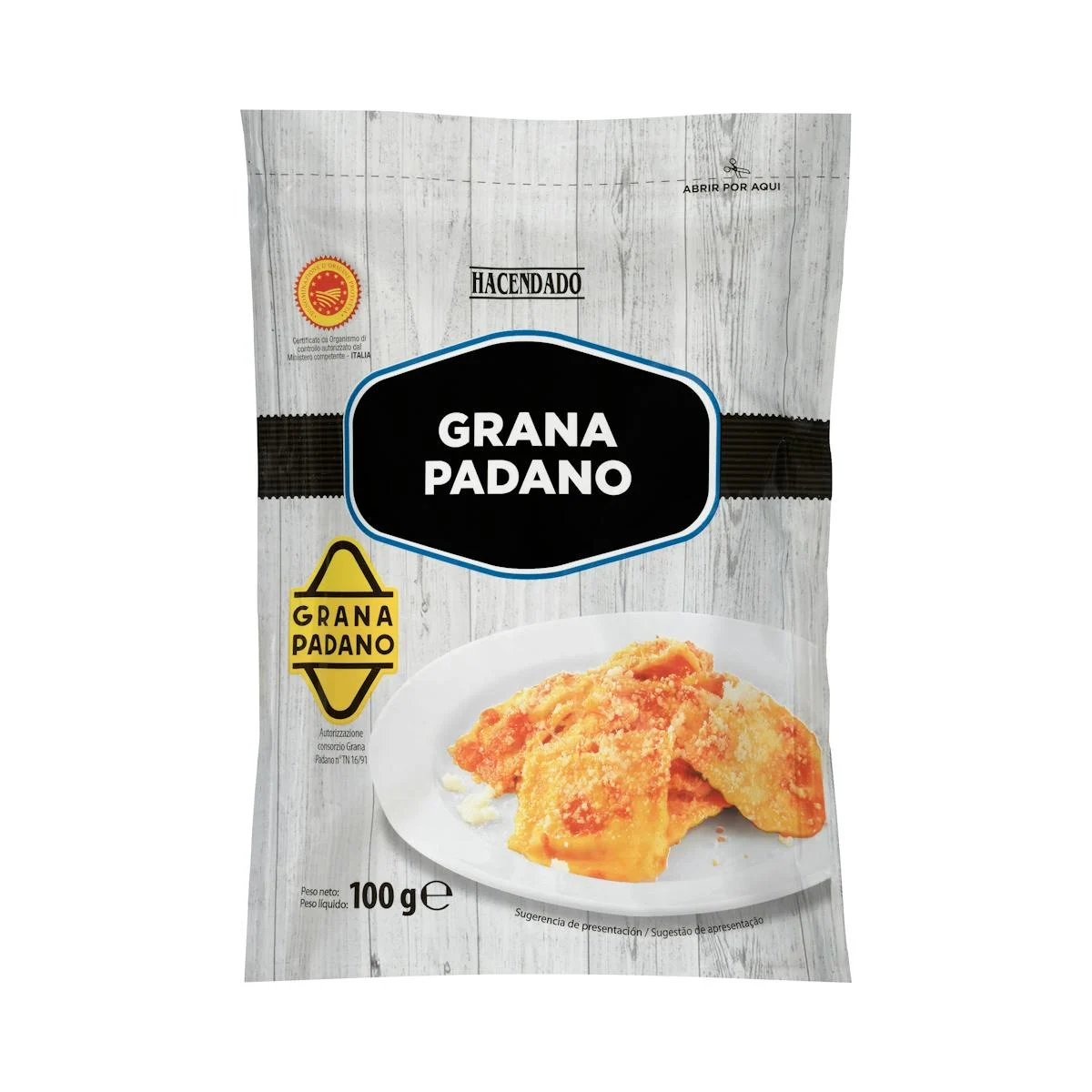 Grana Padano gerieben Hacendado