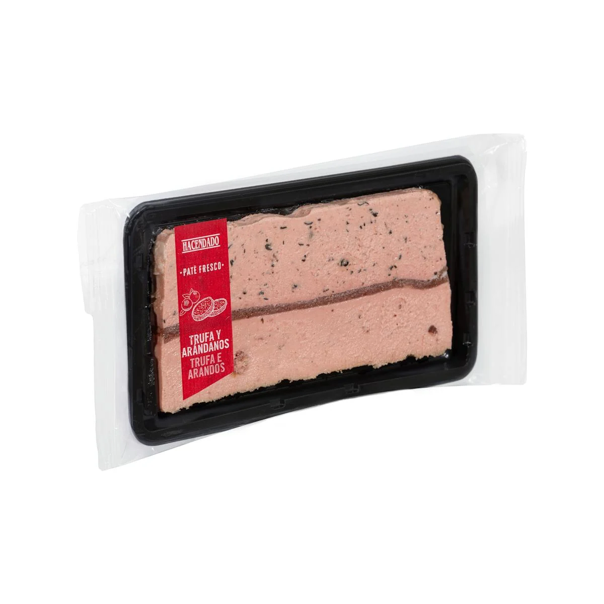 Pork and chicken pâté with truffle and blueberries Hacendado