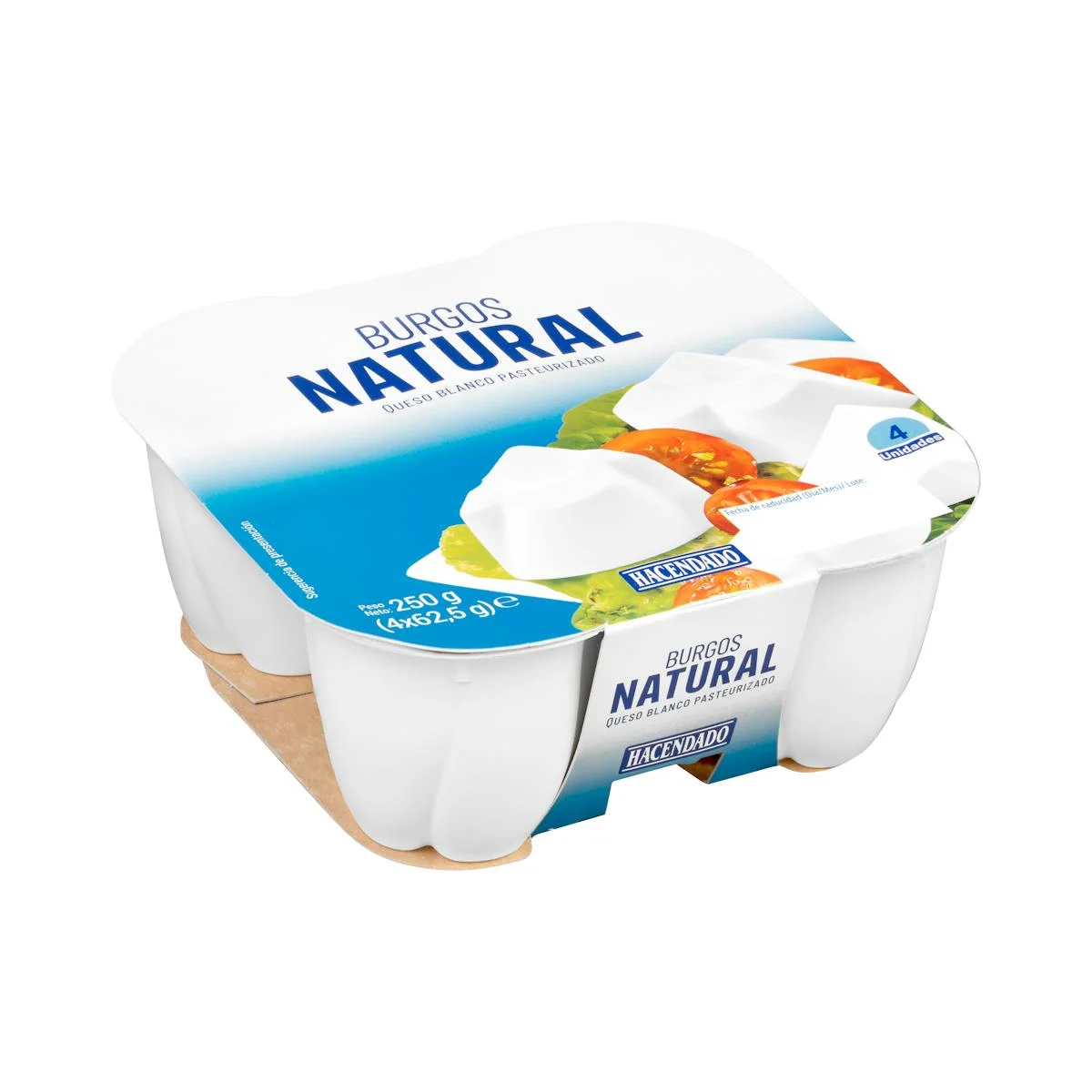 Natural Burgos cheese Hacendado