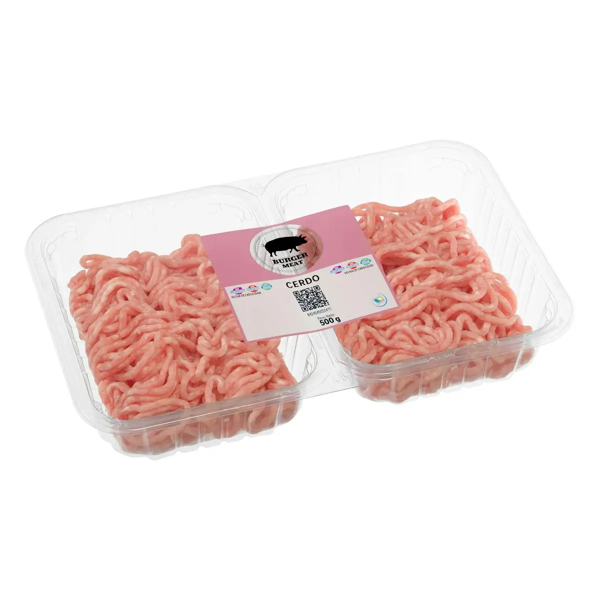 Pork minced meat preparation