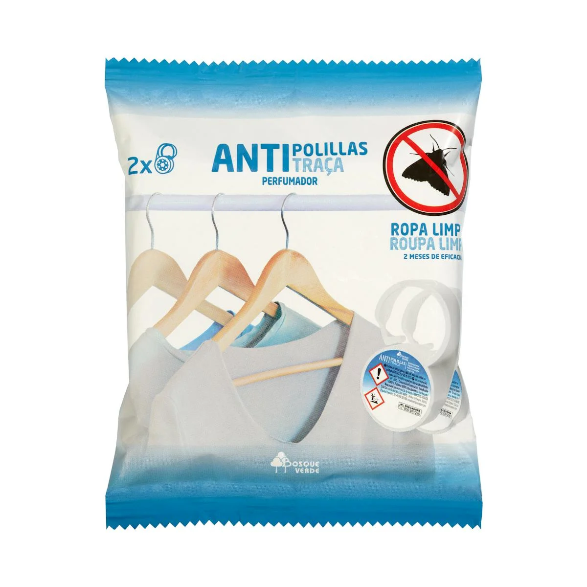 Suspension antimites Linge propre