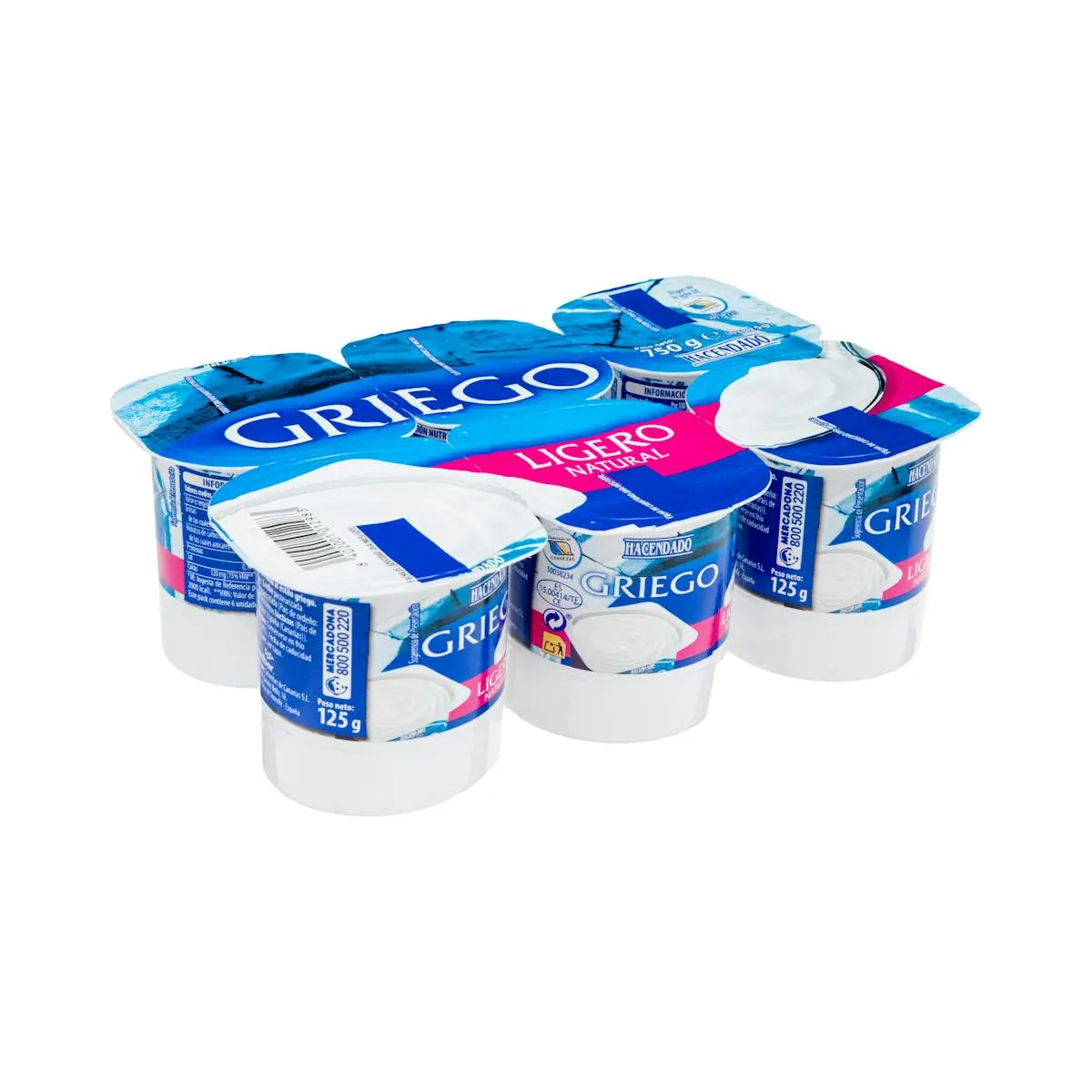 Natural light Greek yoghurt Hacendado