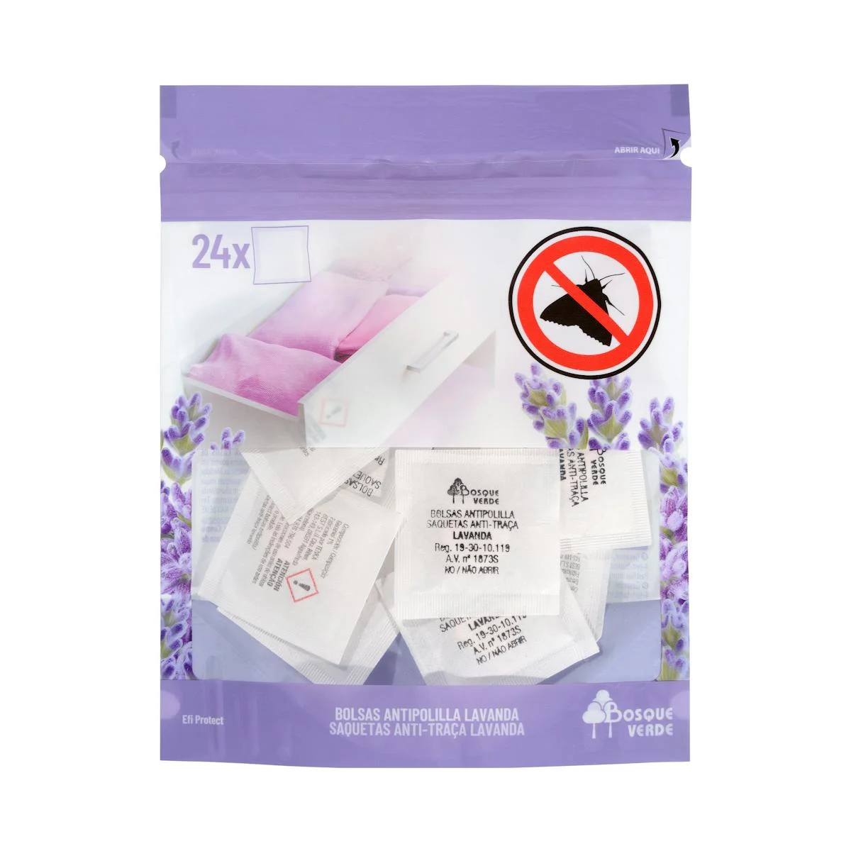 Mottenbeutel mit Lavendel