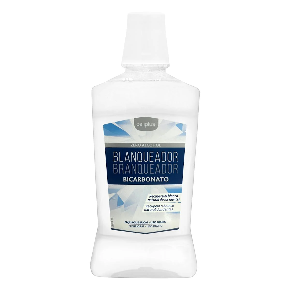 Bain de bouche blanchissant au bicarbonate Deliplus sans alcool