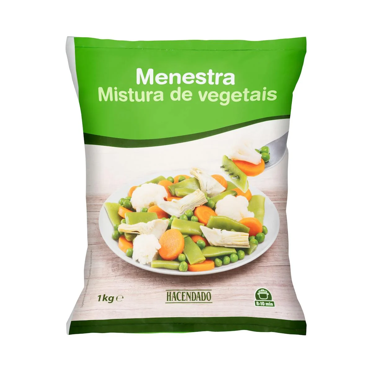Deep-frozen vegetable stew Hacendado