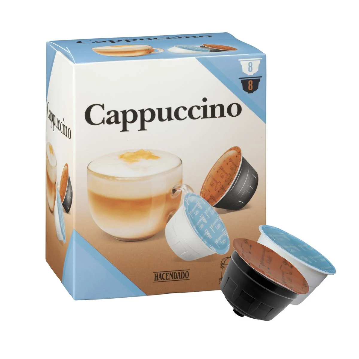 Cappuccino en capsules Hacendado