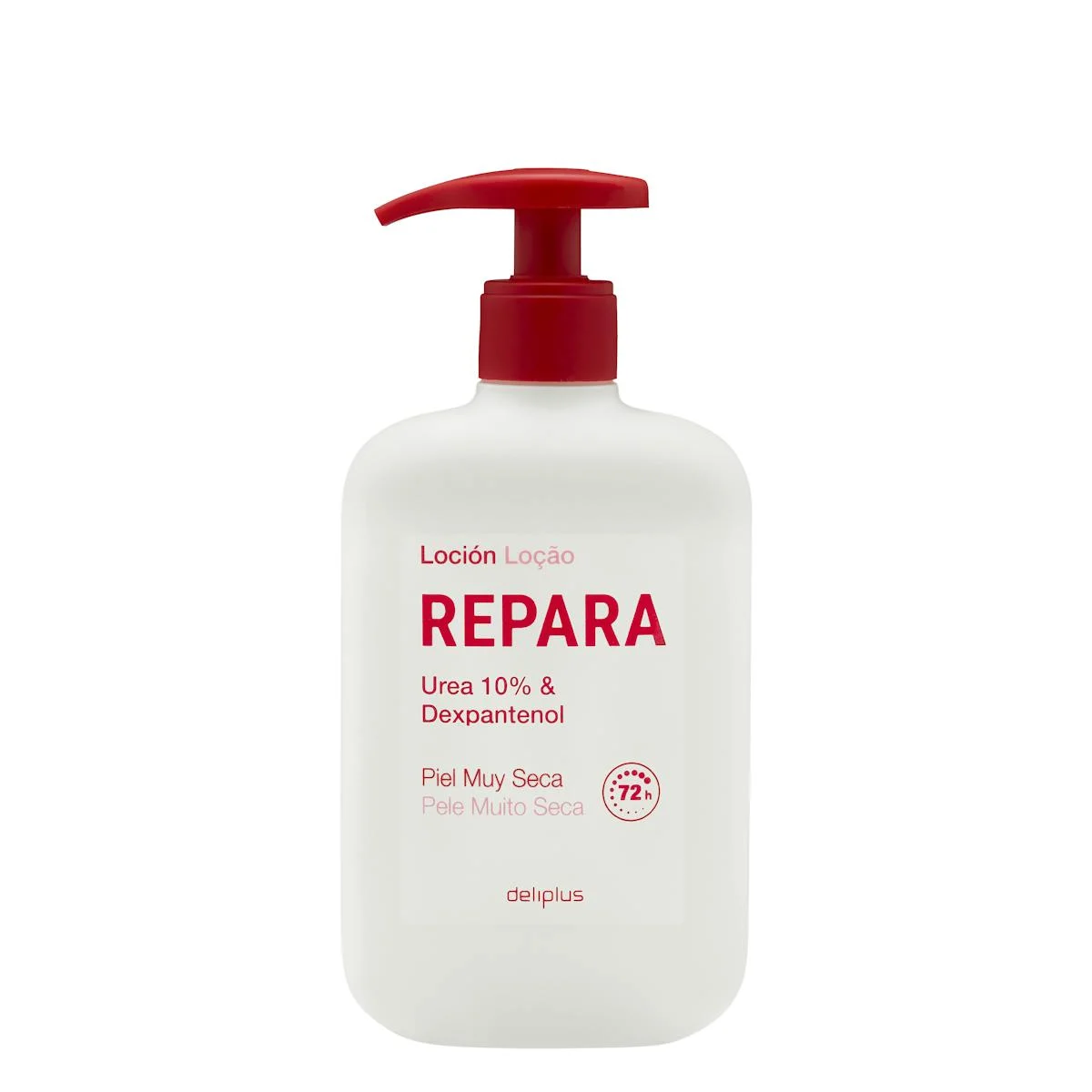Reparierende Körperlotion Deliplus mit Urea 10% und Dexpanthenol