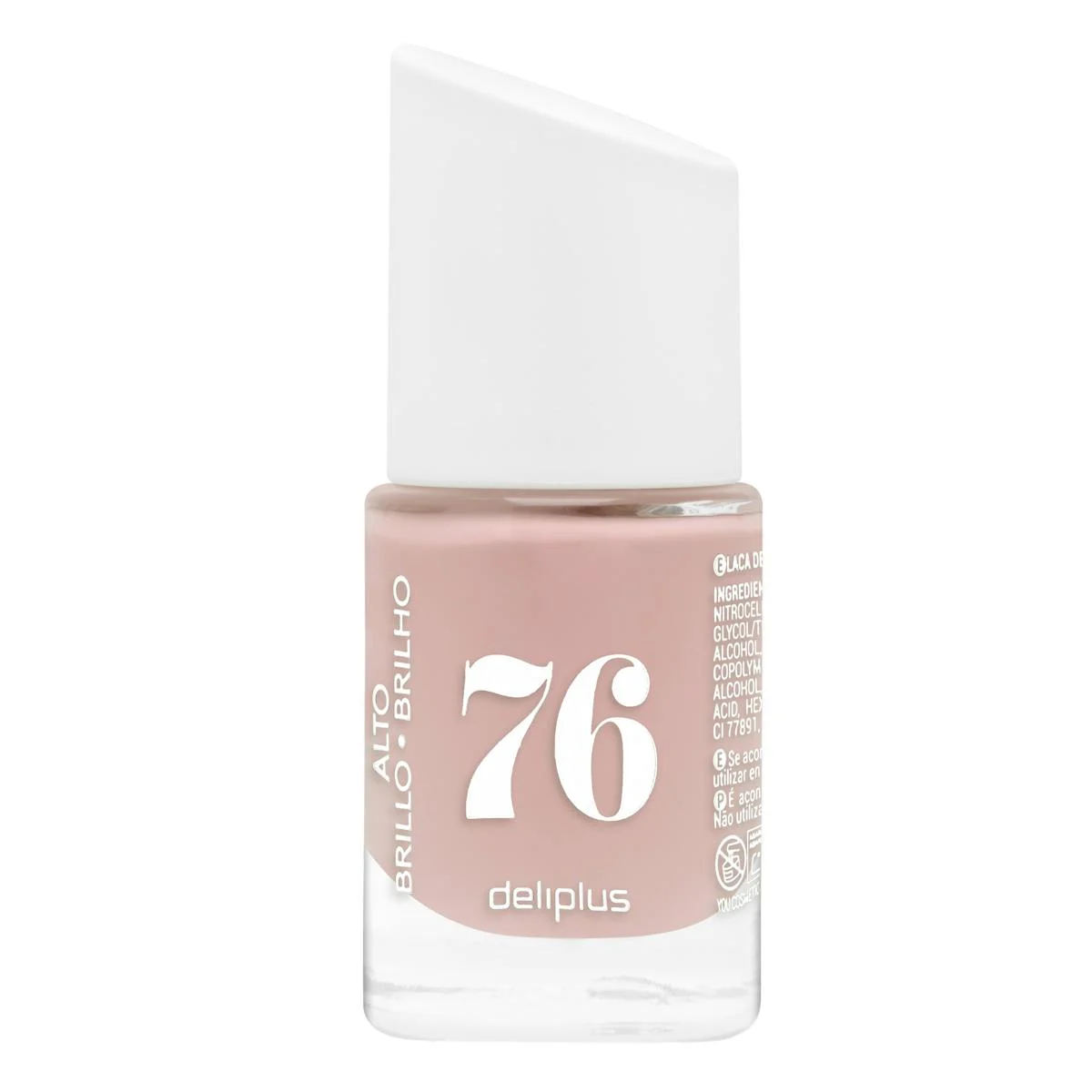 Hochglänzender Nagellack Deliplus 76 Mittelrosa