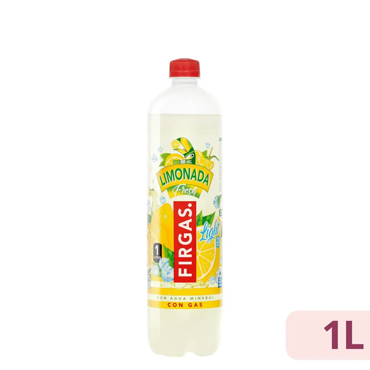 Eau gazeuse saveur citron Firgas light