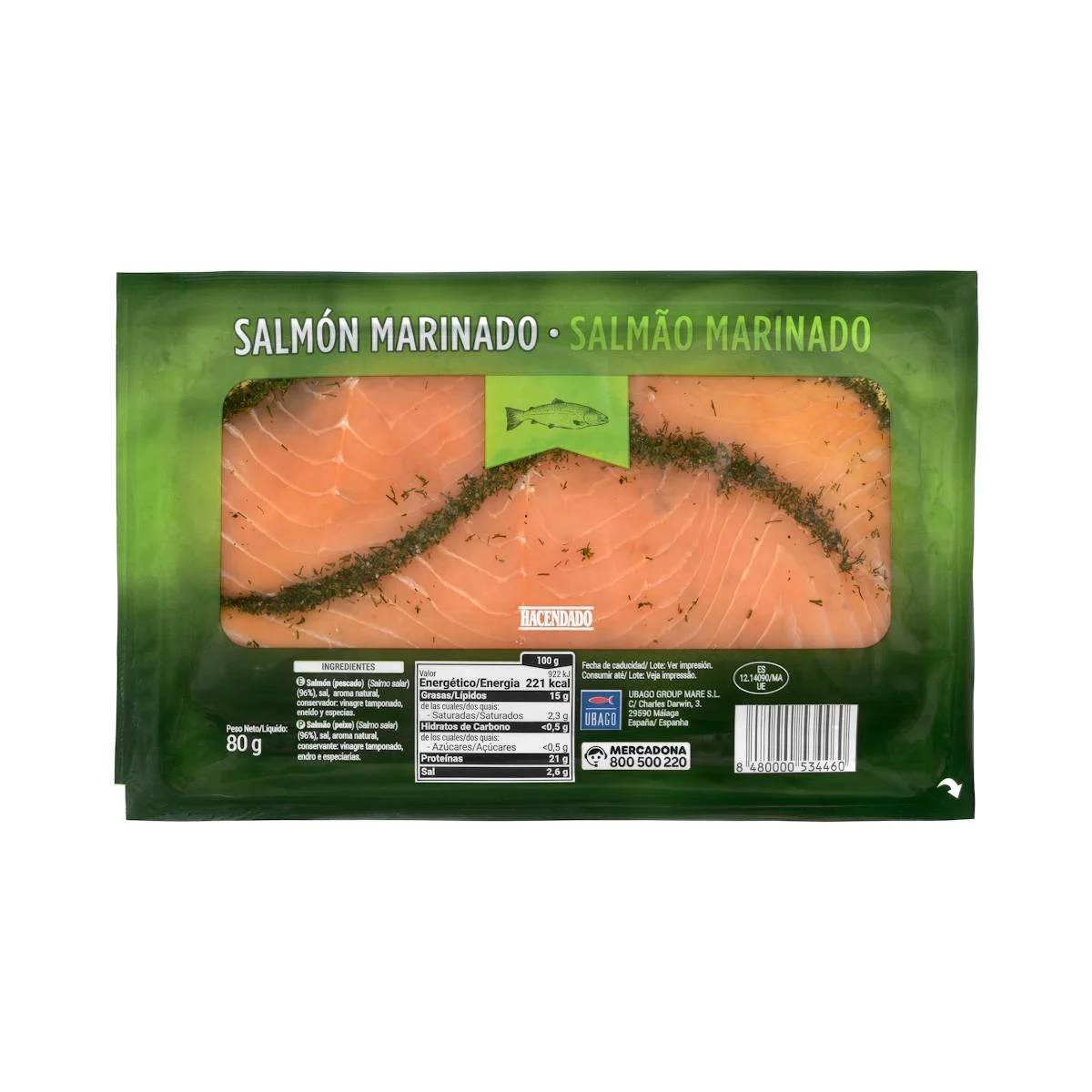 Salmó marinat Hacendado