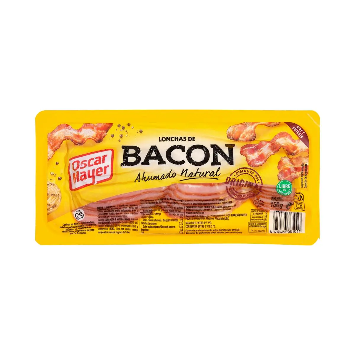Bacon Oscar Mayer, en tranches