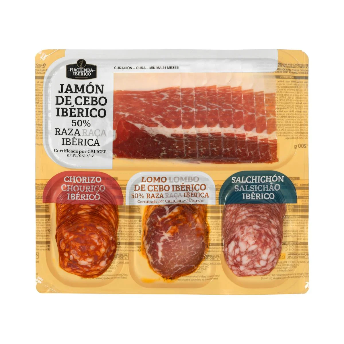Assortiment d'ibèrics La Hacienda del ibérico talls