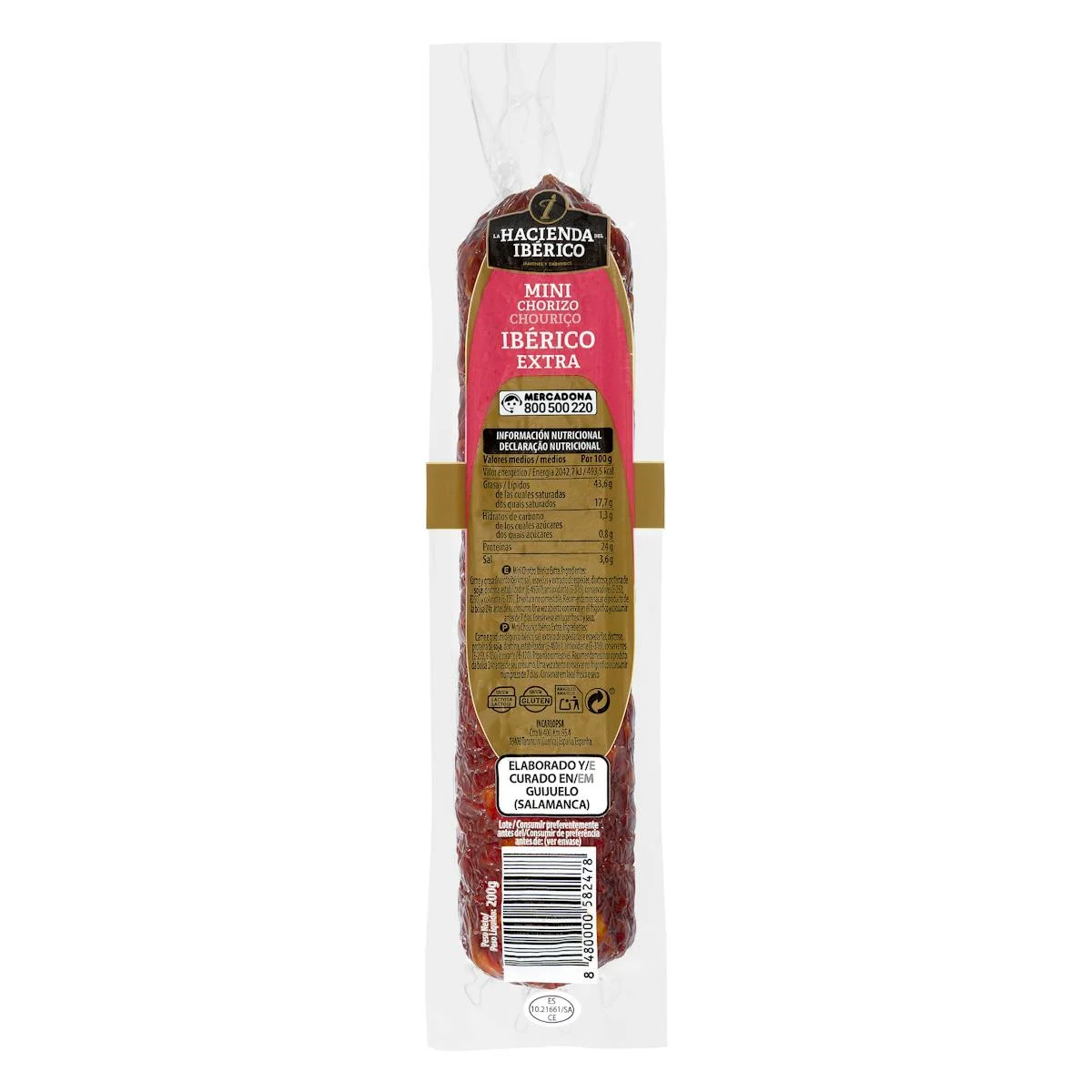 Mini Iberian chorizo extra La Hacienda del ibérico