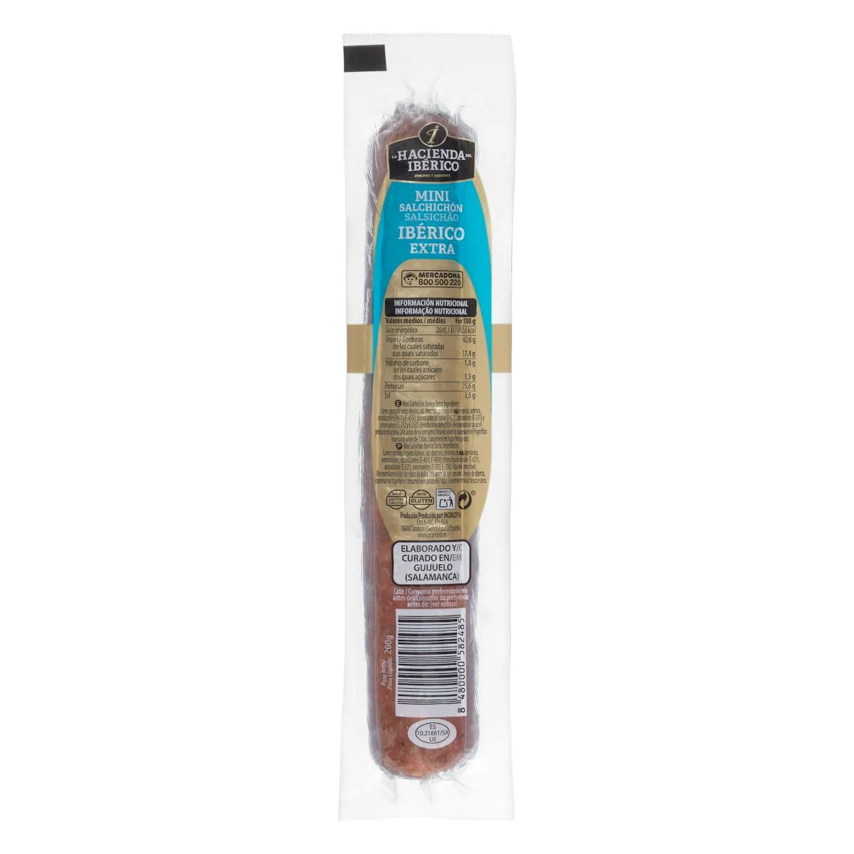 Mini-Salchichón ibérico extra La Hacienda del ibérico