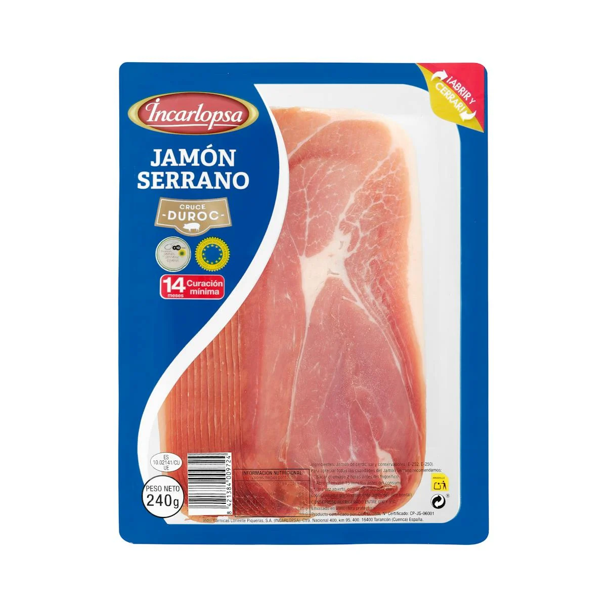Pernil serrà Incarlopsa talls