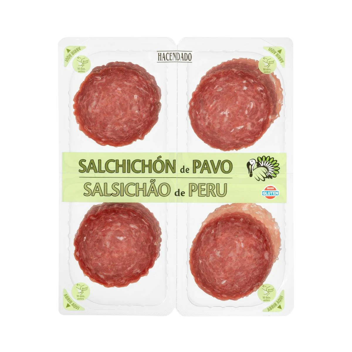 Salchichón extra de dinde en tranches Hacendado
