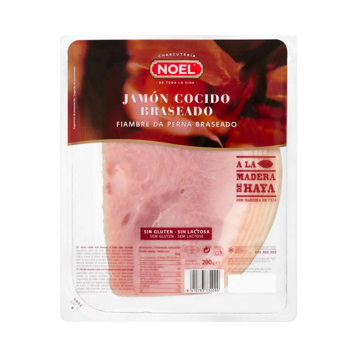 Braised Cooked Ham Slices Noel
