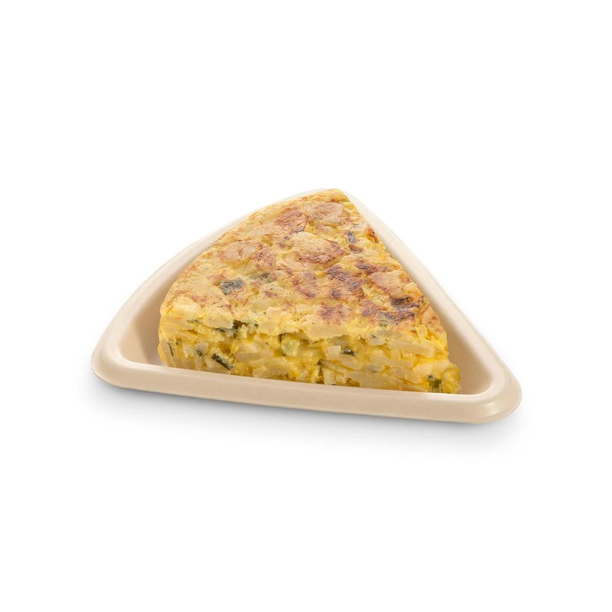 Potato omelette with courgette skewer Listo para Comer