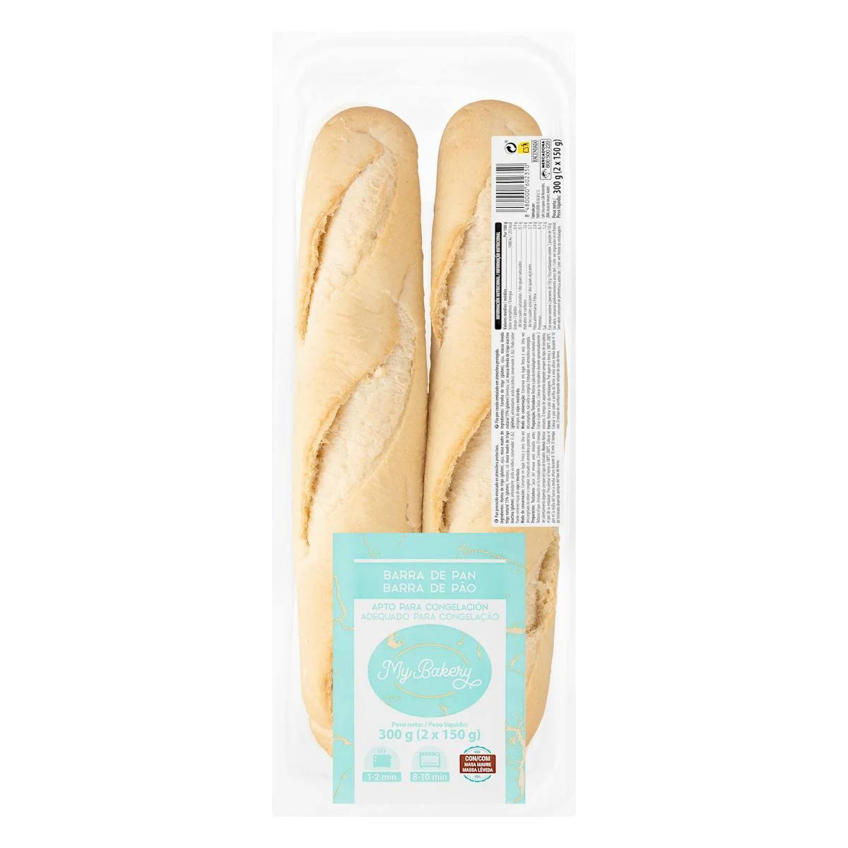 2 Baguettes for baking