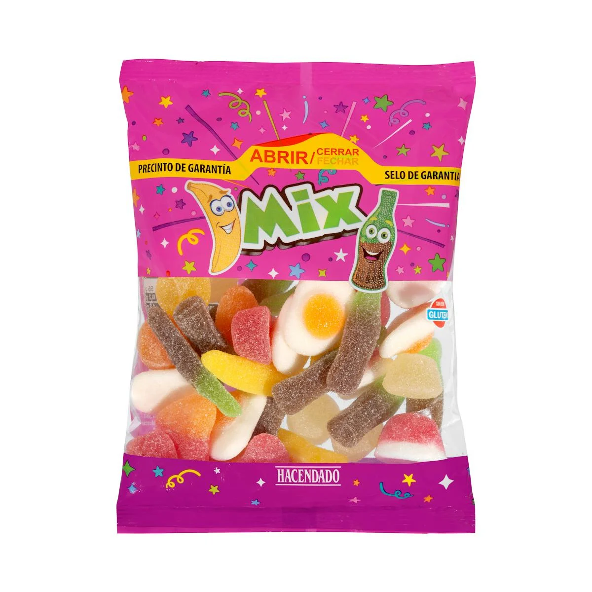 Llaminadures Mix sucre Hacendado
