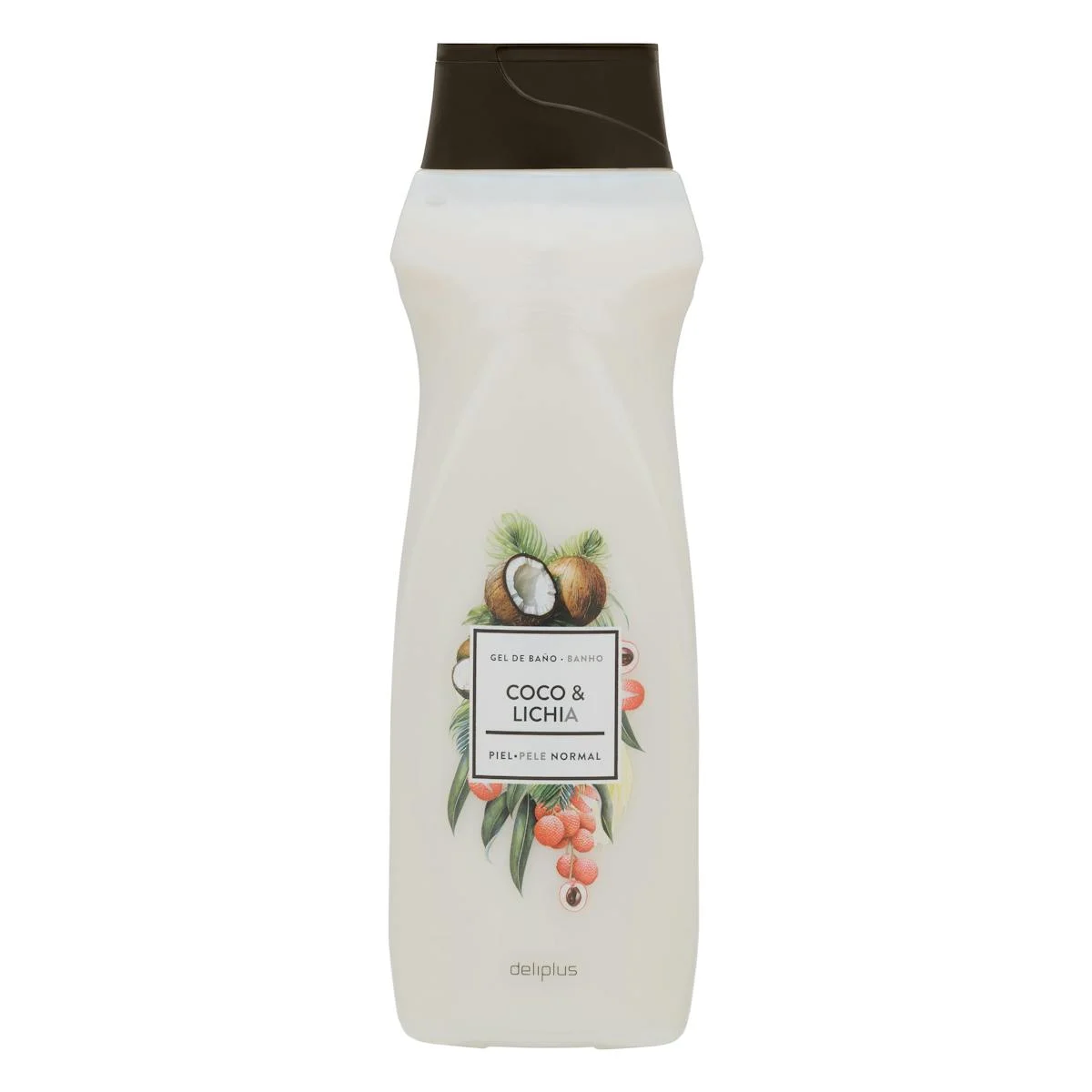 Coconut and lychee bath gel normal skin Deliplus