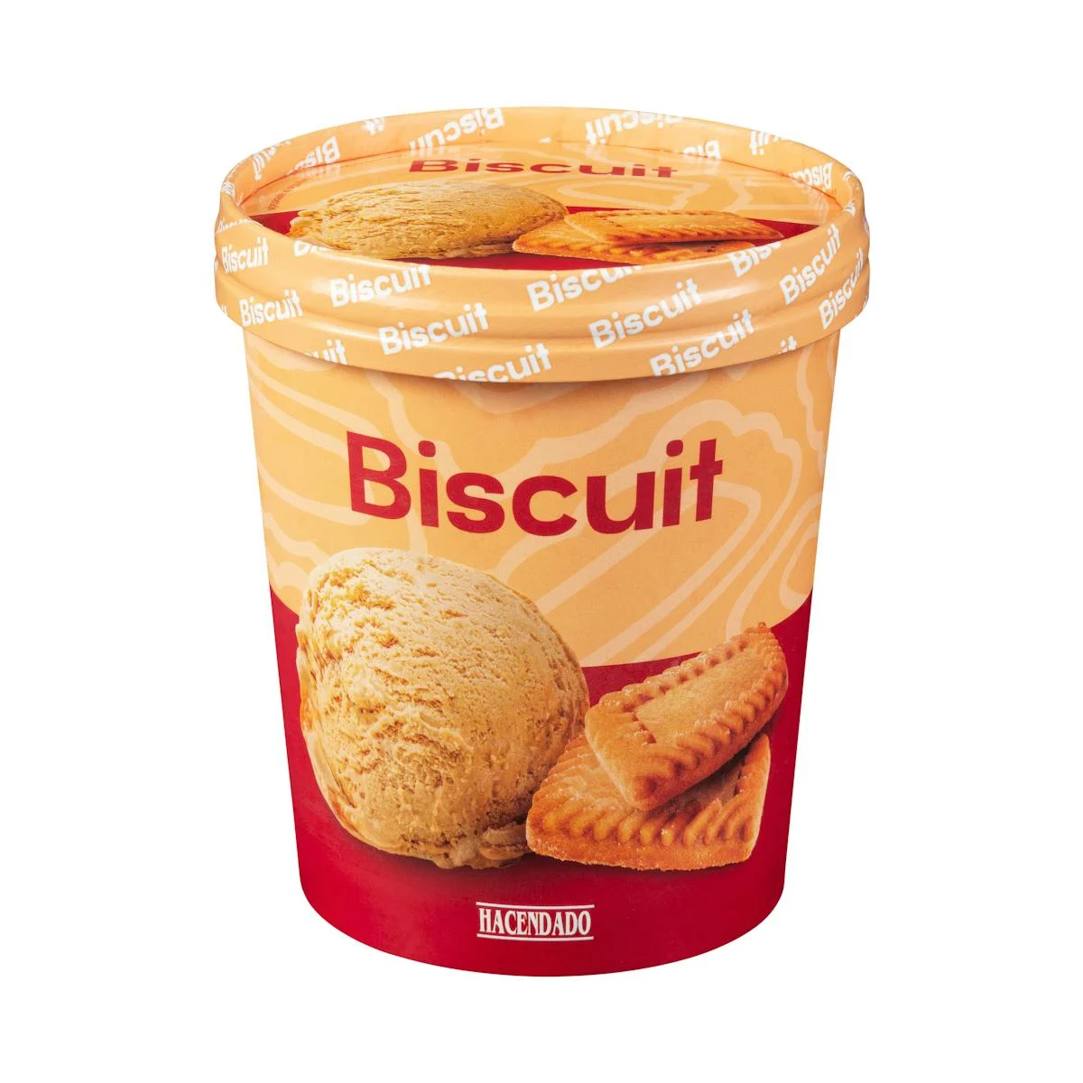 Gelat Biscuit Hacendado sabor a galeta caramel·litzada