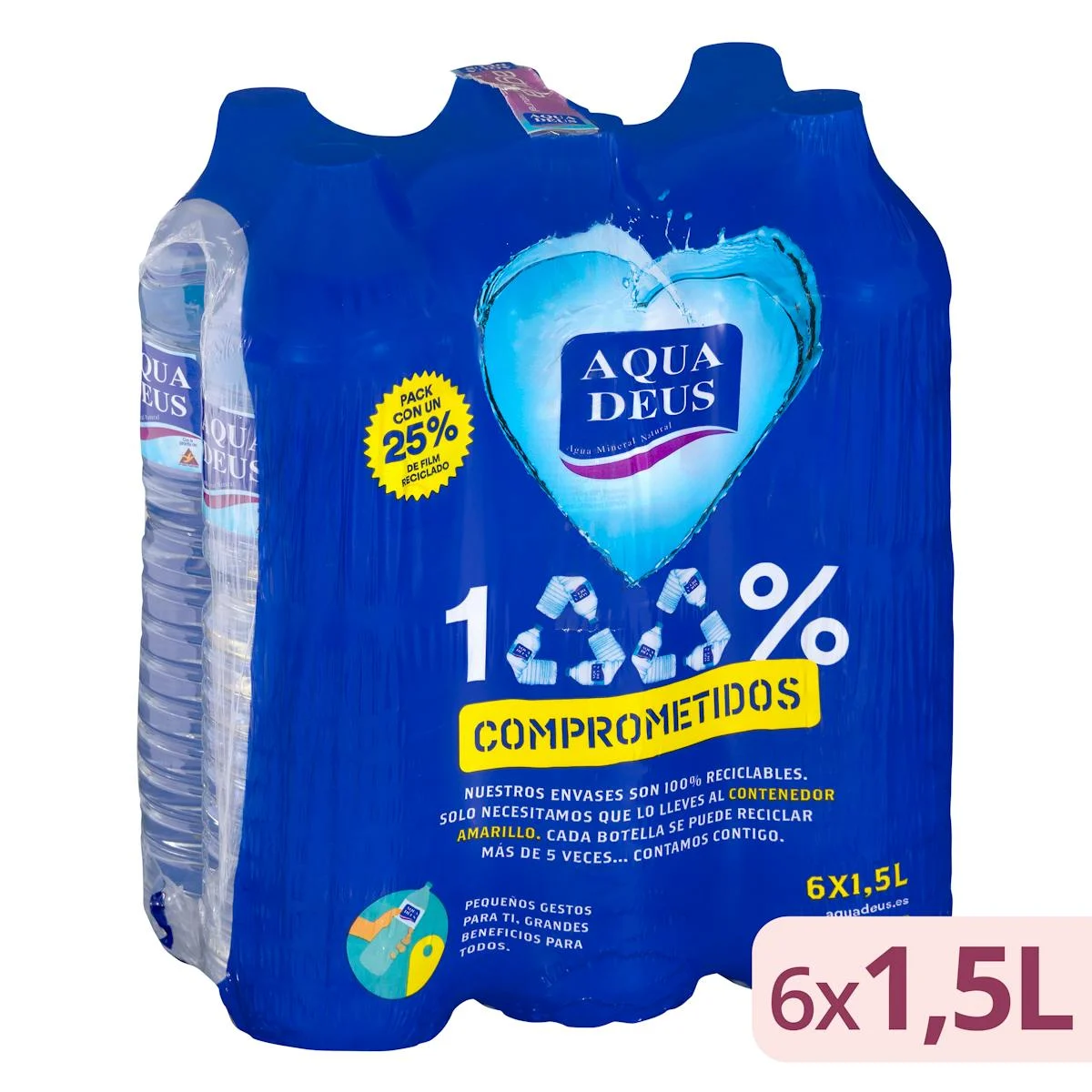 Aigua mineral gran Aquadeus